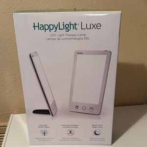 HappyLight Luxe LED Light Therapy Lamp - White